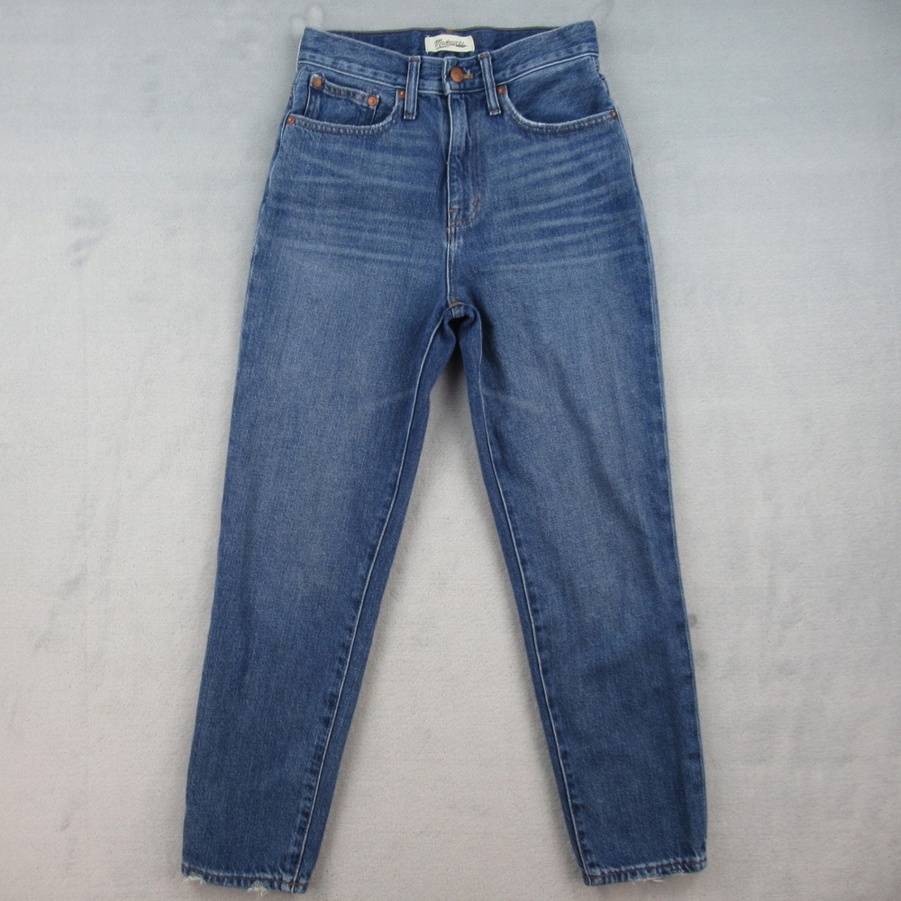 Madewell The Perfect Vintage Jean Women 23 Blue High Rise Straight Leg AG375